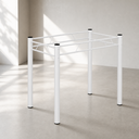 Ver imagem 2 de Base de Mesa Tubular Aço 2" 1,2 Branca Jantar