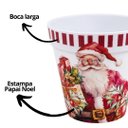 Ver imagem 7 de Kit 3 Vasos Cachepot Natalino em Melamina Prime Papai Noel Vintage 11x10cm Decorativo