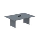 Ver imagem 1 de Mesa de Reunião 2000x1400 MRCPB2014PP Cinza/Grafito