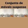 Kit 2 Armários 3 portas Para Churrasqueira Branco Nova Decor Movel Multiuso Para Diversos Ambientes - 5