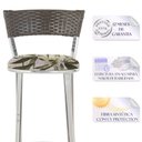 Ver imagem 3 de Kit Banqueta Bistro para Bar, Cozinha, Balcão em Alumínio e Fibra Tc Zanutto 6 Unidades Argila