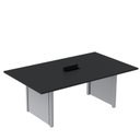 Ver imagem 1 de Mesa de Reunião 2000x1200 MRCPB2012PP Preto/Cinza