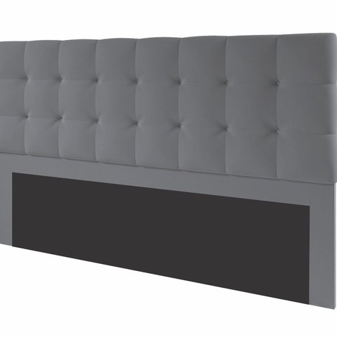Cabeceira Estofada com Strass 195cm King Paris