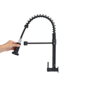 Ver imagem 4 de Torneira de Parede Preta Cozinha Gourmet Água Fria