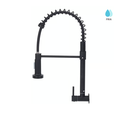 Ver imagem 7 de Torneira de Parede Preta Cozinha Gourmet Água Fria