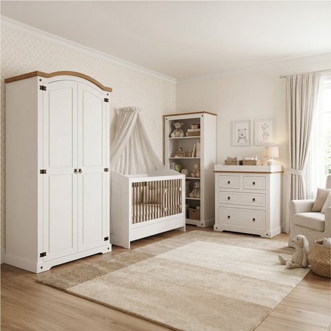 Quarto Baby Compacto com Estante
