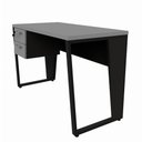 Ver imagem 5 de Mesa Escrivaninha Industrial 120cm Tampo 30mm com 2 Gavetas Pés em Metal F5 Office Cor:Cinza