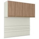 Ver mais imagens de Quarto Casal Modulado 8 Portas Seletto Henn Areia Jequitiba