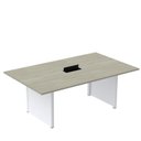 Ver imagem 1 de Mesa de Reunião 2000x1200 MRCPB2012PP Bege/Nogueira/Branco