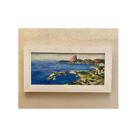 Quadro Decorativo Baía da Guanabara de Jorge Vieira