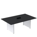 Ver imagem 1 de Mesa de Reunião 2000x1200 MRCPB2012PP Preto/Branco