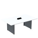 Ver imagem 1 de Mesa de Reunião 2000x1200 MRCPB2012PP Branco/Grafito