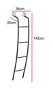 Ver imagem 2 de Escada Curva para Beliche Fácil Subida Altura 142cm Schmitt:Preto Fosco