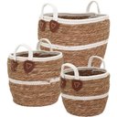 Ver imagem 1 de Cesta Fibra Natural 3pç