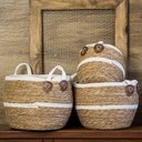 Ver imagem 2 de Cesta Fibra Natural 3pç