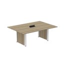 Ver imagem 1 de Mesa de Reunião 2000x1400 MRCPB2014PP Marrom e Branco