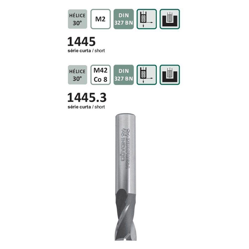 Fresa de Topo Haste Cilíndrica - 25 X 26 X 102 X 25 X 2 - Din 327 Bn - 5