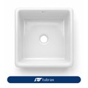 Ver imagem 3 de Cuba Banheiro Lavabo em Cerâmica Louça Branca Quadrada Tubrax