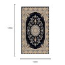 Ver imagem 3 de Tapete Persa Iraniano Bege com Azul Escuro 1,00x1,50cm