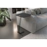 Mesa Lateral Lf 050 Tampo Preto com Base Preto/café - 2