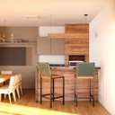 Ver imagem 6 de Banqueta Alta Elite em Madeira Peroba e Corda Náutica Verde Militar - Design Premium e Durabilidade