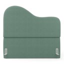 Ver imagem 1 de Cabeceira Orgânica Cama Box Casal Padrão Sea 140cm com Frame Bouclé - Desk Design