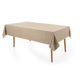 Toalha de Mesa Retangular 6 Lugares Sempre Limpa Herbare Marrom Karsten - 1