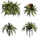 Ver imagem 5 de Kit 5 Plantas Artificiais Verdes para Ambientes Internos e Externos