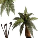 Ver imagem 4 de Kit 5 Plantas Artificiais Verdes para Ambientes Internos e Externos