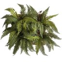 Ver imagem 1 de Kit 5 Plantas Artificiais Verdes para Ambientes Internos e Externos