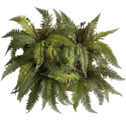Kit 5 Plantas Artificiais Verdes para Ambientes Internos e Externos