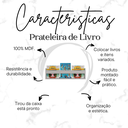 Ver imagem 7 de Prateleira para Livros Infantil em Mdf Plancasa Cinza Cristal Tx