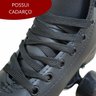 Patins Infantil Roller Quad para Criança Tamanho 30/31 Esporte Divertido com Freio Preto Importway - 2