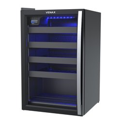Champanheira Venax 100l - Preto Fosco com Porta Invertida - Estilo e Praticidade para Suas Bebidas - 2