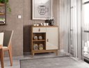Ver imagem 3 de Aparador Café Rubi Plus Cedro/off White - Casa D