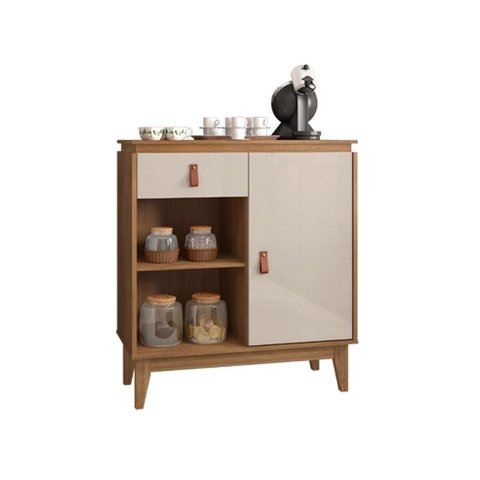Aparador Café Rubi Plus Cedro/off White - Casa D