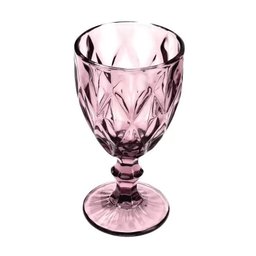Jogo de Taças 6 Peças 325ml em Vidro Diamond Lyor Lilas - 4