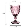 Jogo de Taças 6 Peças 325ml em Vidro Diamond Lyor Lilas - 5