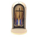Ver imagem 1 de Oratório De Madeira Vitral Santuário Nossa Senhora Aparecida 40 cm
