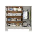Ver imagem 5 de Cômoda Infantil 95cm 1 Porta com Vidro e 4 Gavetas Suspiro Multimóveis MP4459 - Off White
