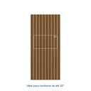 Ver imagem 5 de Painel Ripado para TV 48 Polegadas Planejado 80x180cm Aruá CabeCasa MadeiraOriginals Marrom/Jatobá