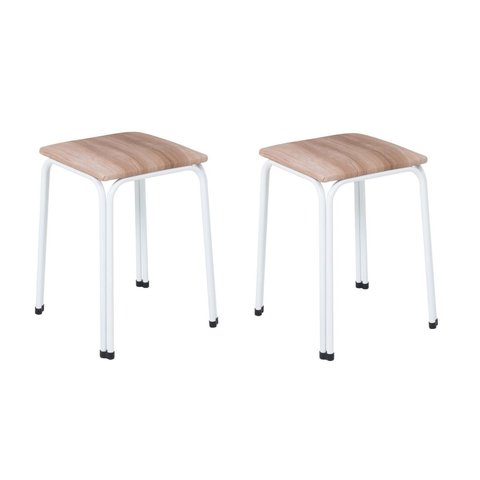 Conjunto 2 Banquetas Aço Bia