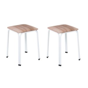 Conjunto 2 Banquetas Aço Bia