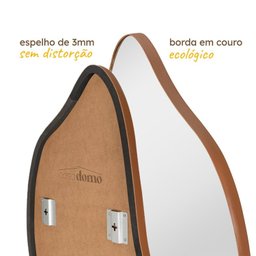 Espelho Corpo Inteiro Orgânico 60x110cm Flame Rei Dos Vidros - 4