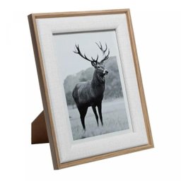 Porta Retrato de Mdf Branco 13cm X 18cm 220355 Lyor - 1
