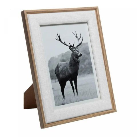 Porta Retrato de Mdf Branco 13cm X 18cm 220355 Lyor