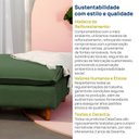 Ver mais imagens de Puff Modular com Pé Madeira Sôma CabeCasa MadeiraOriginals Verde