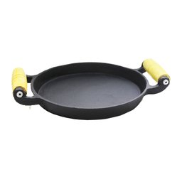 Frigideira Chapa de Ferro Fundido Petisco Duas Alças 20cm - 1