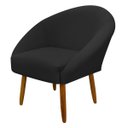 Ver imagem 1 de Poltrona Decorativa para Sala Recepção Manicure Consultório Stella Suede