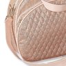 Bolsa Maternidade Elegance Rosé com Brilho 35cm - 2